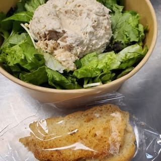 Cranberry Chicken Salad on a bed of Lettuce