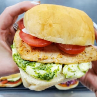 Grilled Chicken Pesto Sandwich
